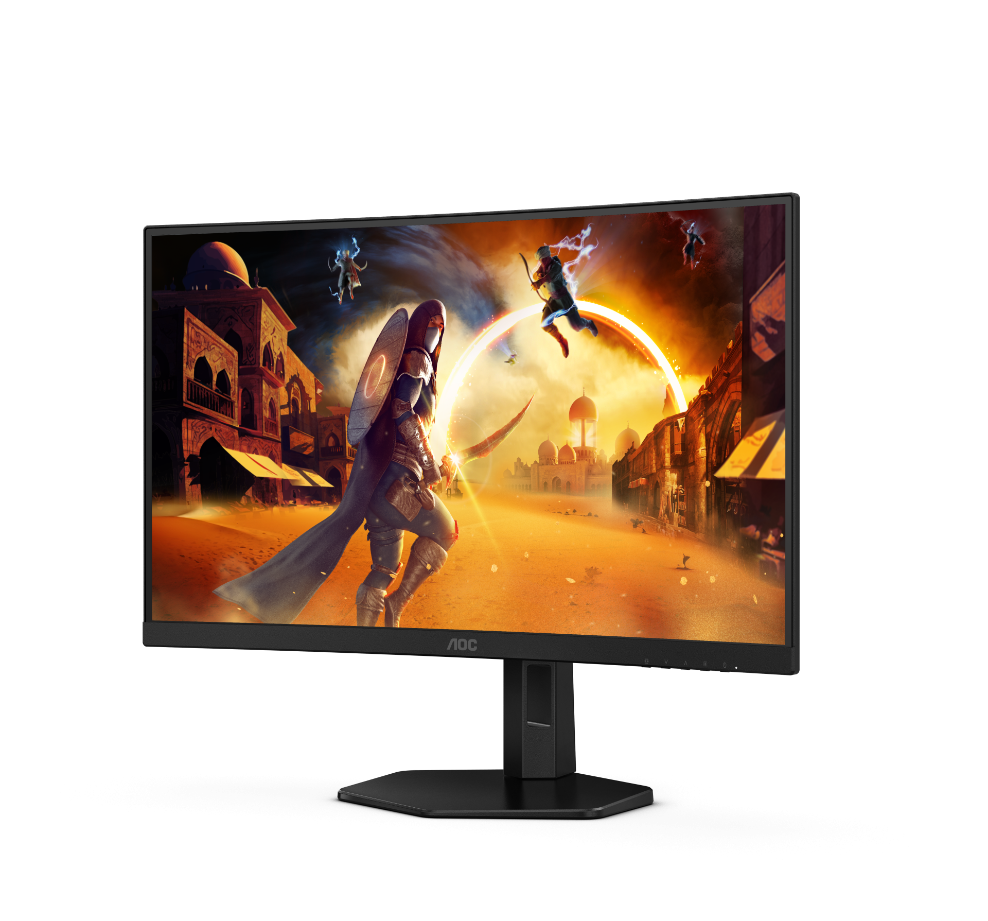 AOC CQ27G4X 27-inch QHD 180Hz 0.5ms Curved Gaming Monitor with HDR10 eSports Stand