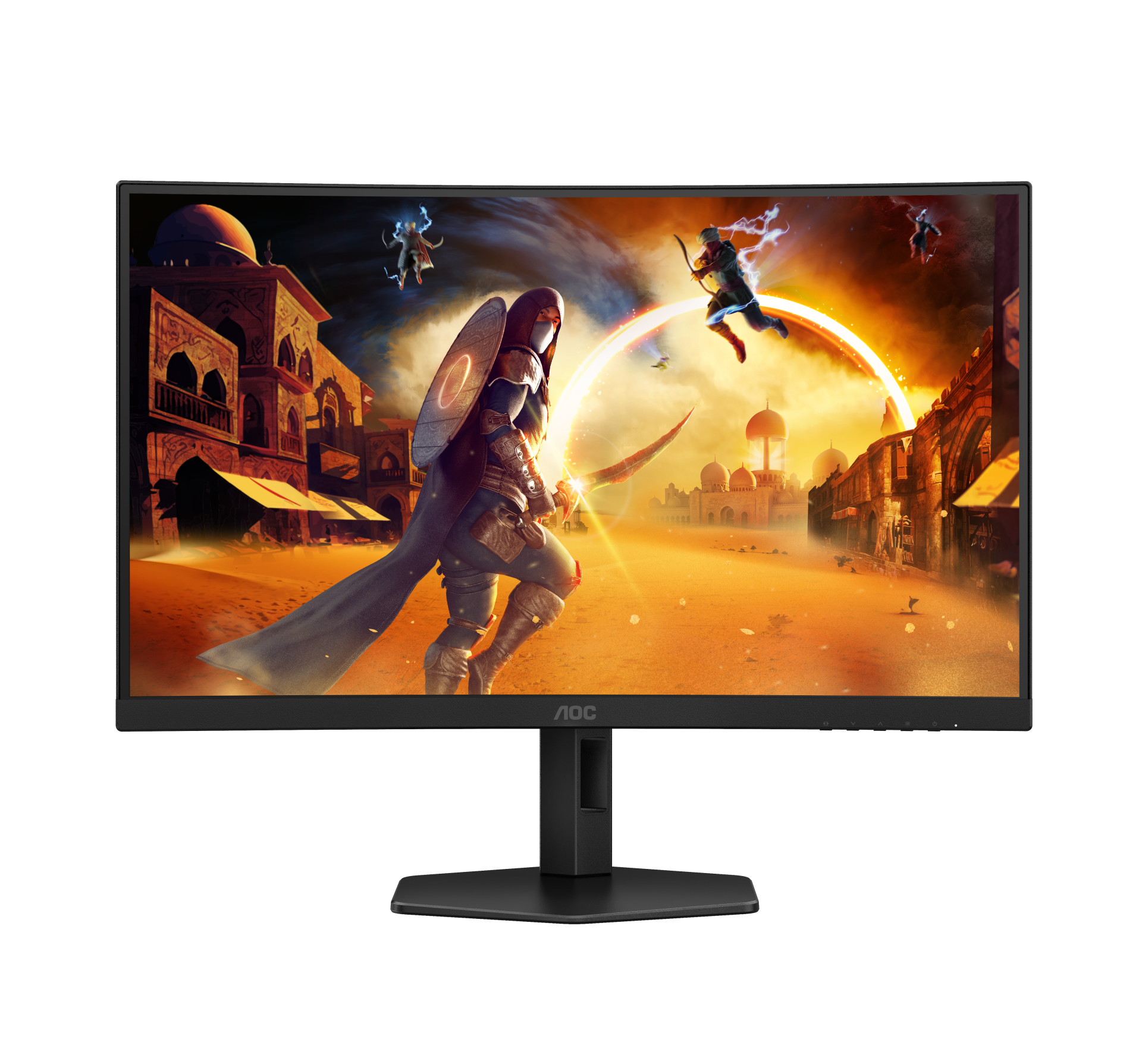 AOC CQ27G4X 27-inch QHD 180Hz 0.5ms Curved Gaming Monitor with HDR10 eSports Stand