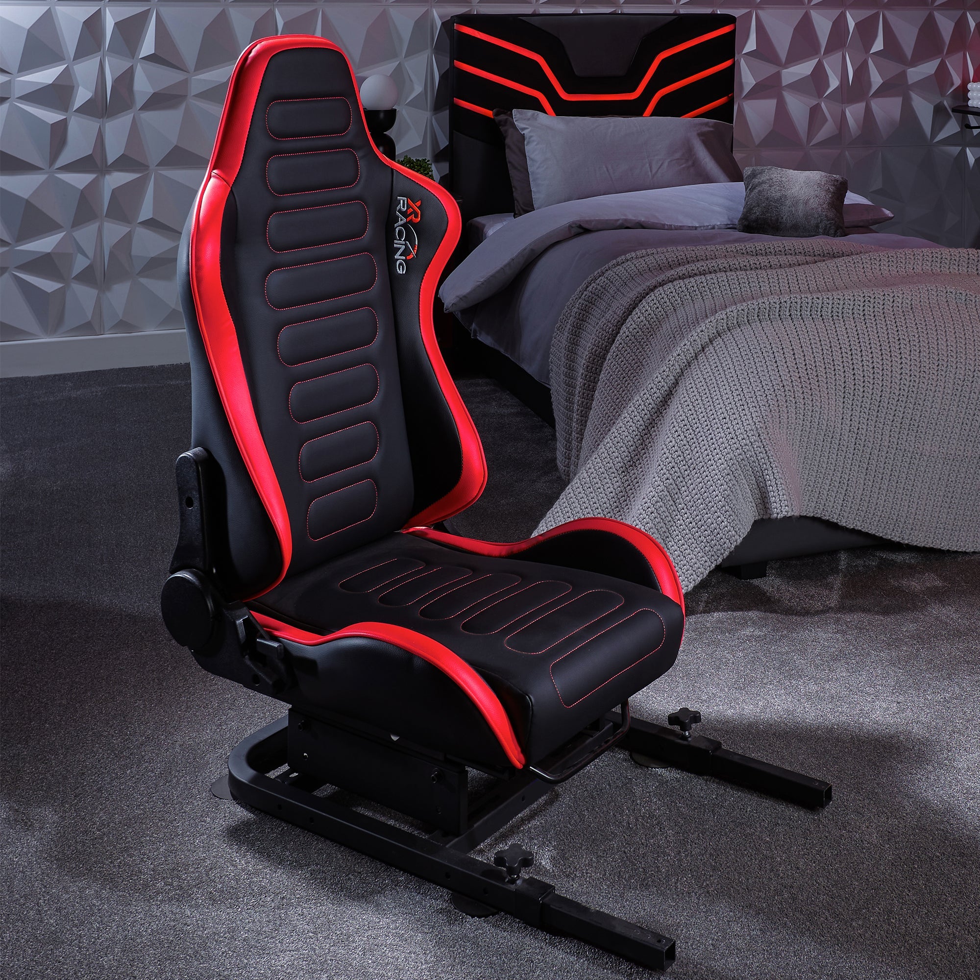 X Rocker Chicane Racing Sim Cockpit Gaming Chair - Ergonomic Adjustable Comfort