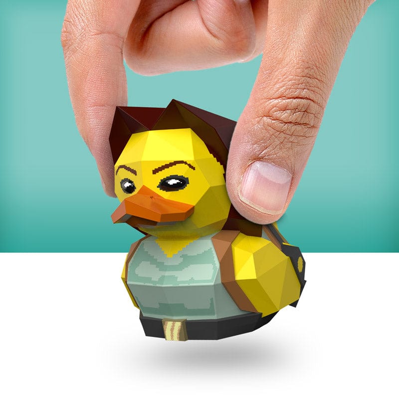 Official Tomb Raider Lara Croft Mini TUBBZ Collectible Duck Figure - Iconic Gaming Hero