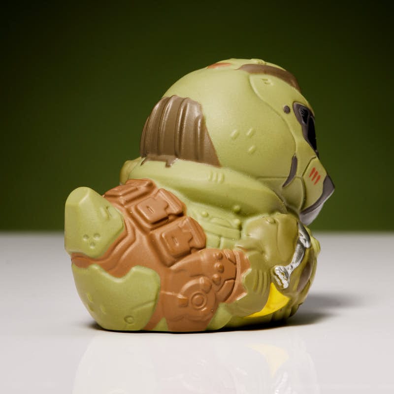 Official DOOM Slayer Mini TUBBZ Collectible Duck Figure - Bethesda Gaming Merchandise