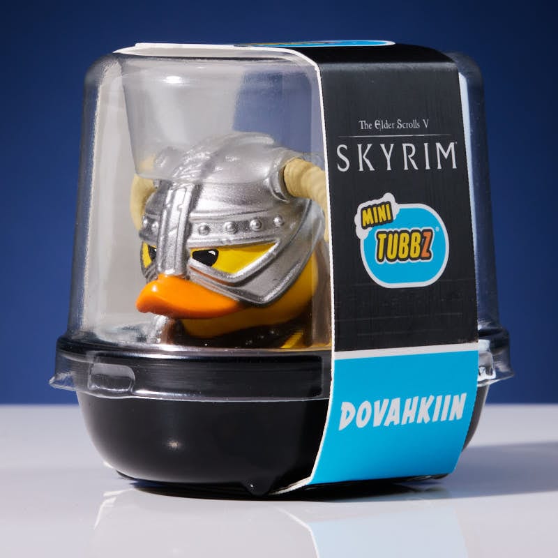 Official Skyrim Dovahkiin Mini TUBBZ Collectible Cosplaying Duck Figure