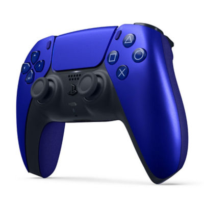 Official DualSense PS5 Wireless Controller Cobalt Blue - Haptic Feedback, Adaptive Triggers
