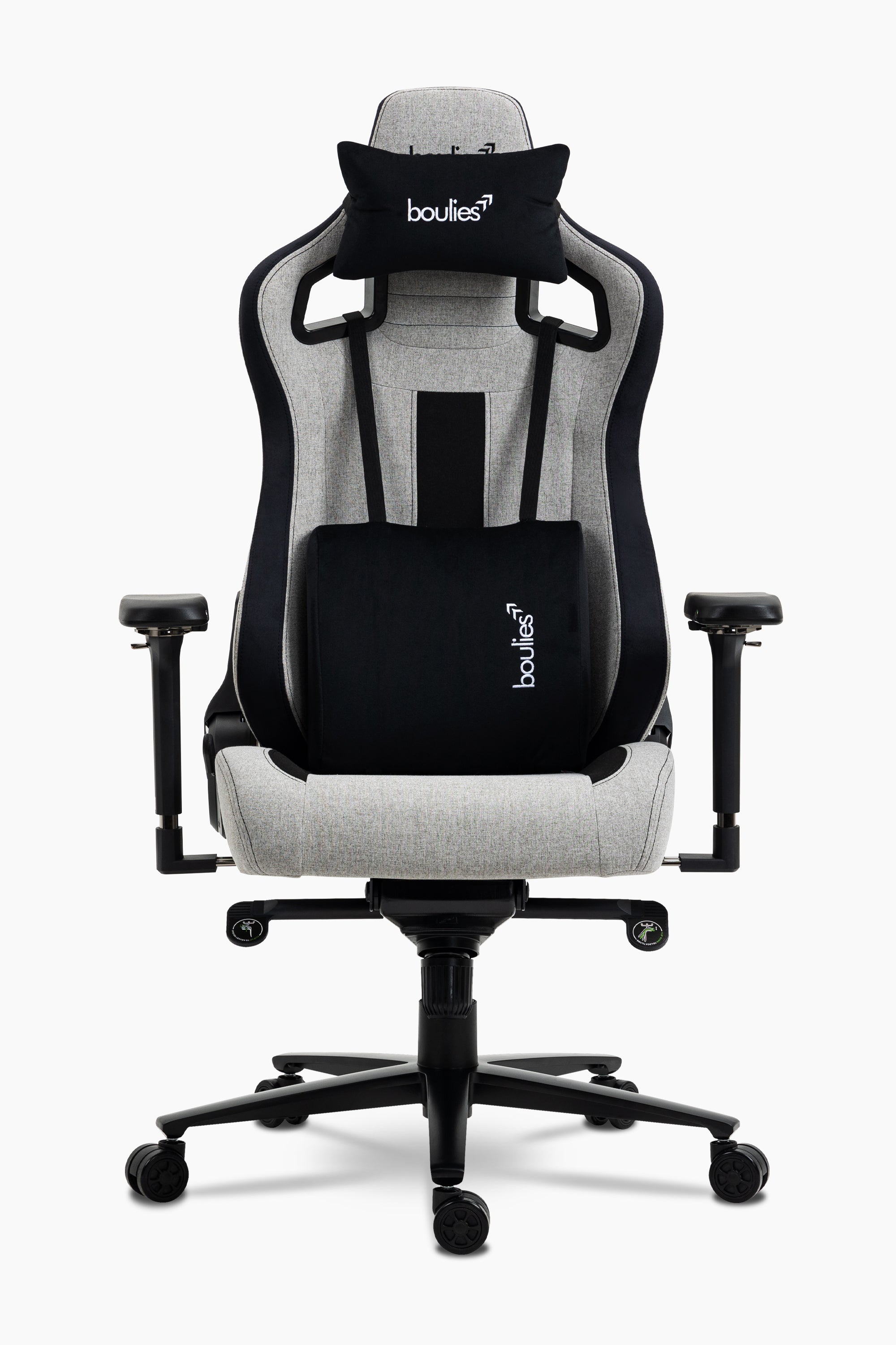 Boulies Elite Ergonomic Gaming Chair: Adjustable PU Leather & Fabric Options