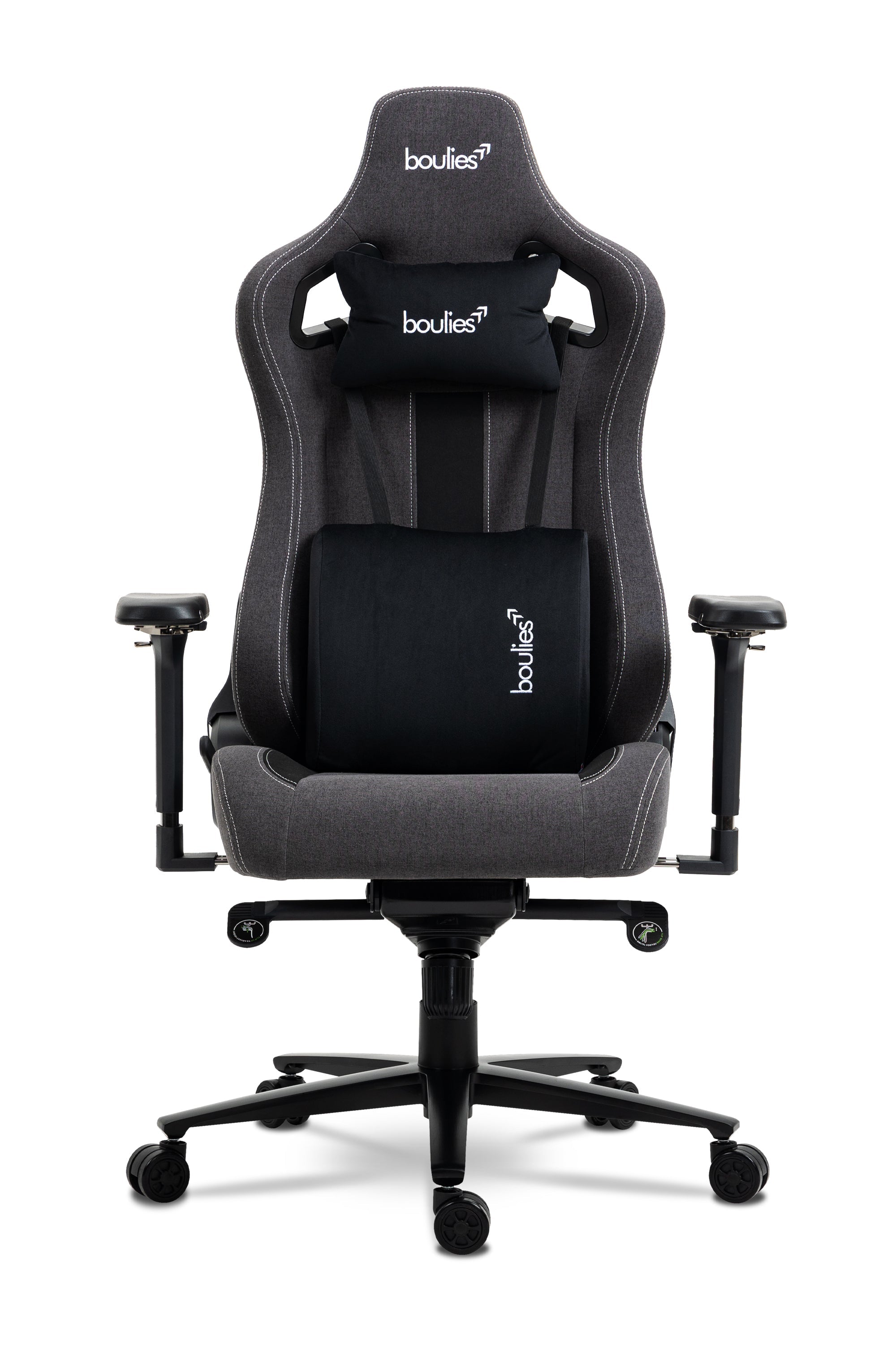 Boulies Elite Ergonomic Gaming Chair: Adjustable PU Leather & Fabric Options