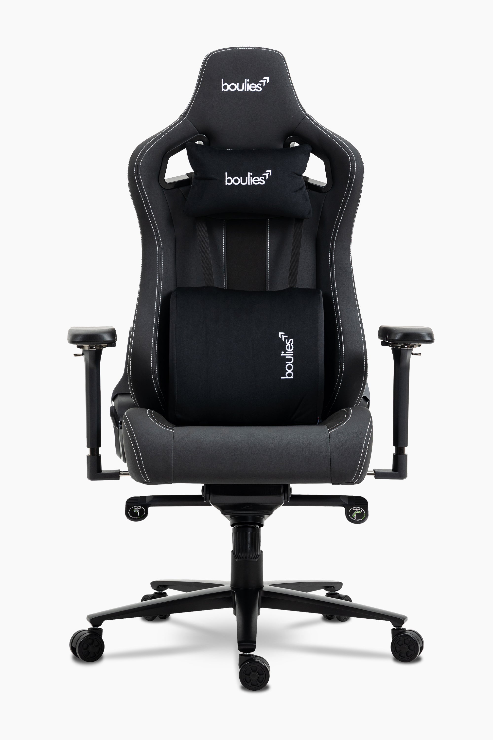 Boulies Elite Ergonomic Gaming Chair: Adjustable PU Leather & Fabric Options