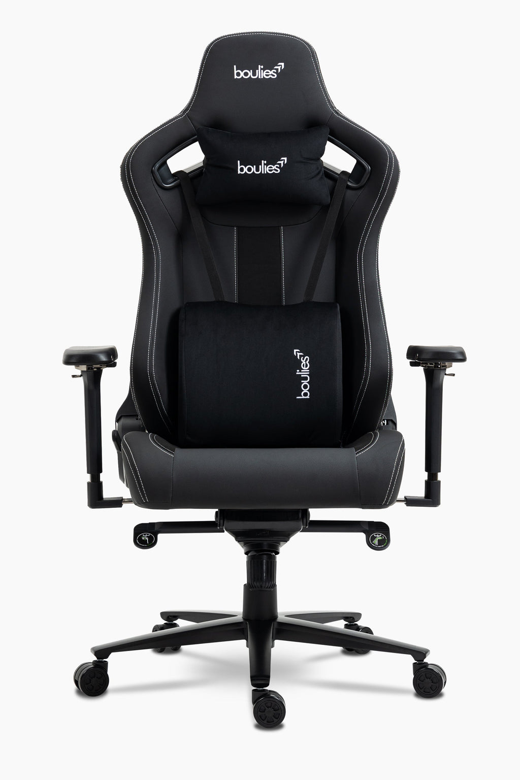 Boulies Elite Ergonomic Gaming Chair: Adjustable PU Leather & Fabric Options