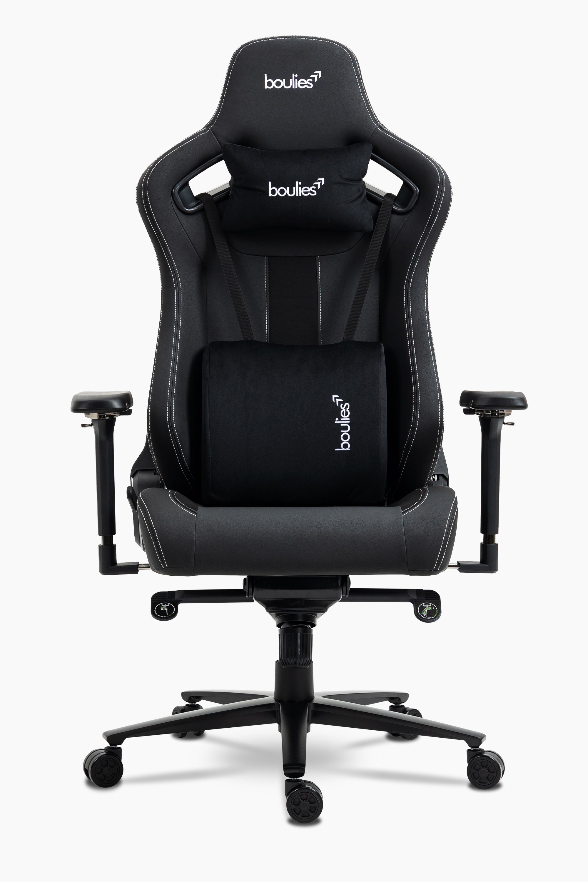 Boulies Elite Ergonomic Gaming Chair: Adjustable PU Leather & Fabric Options