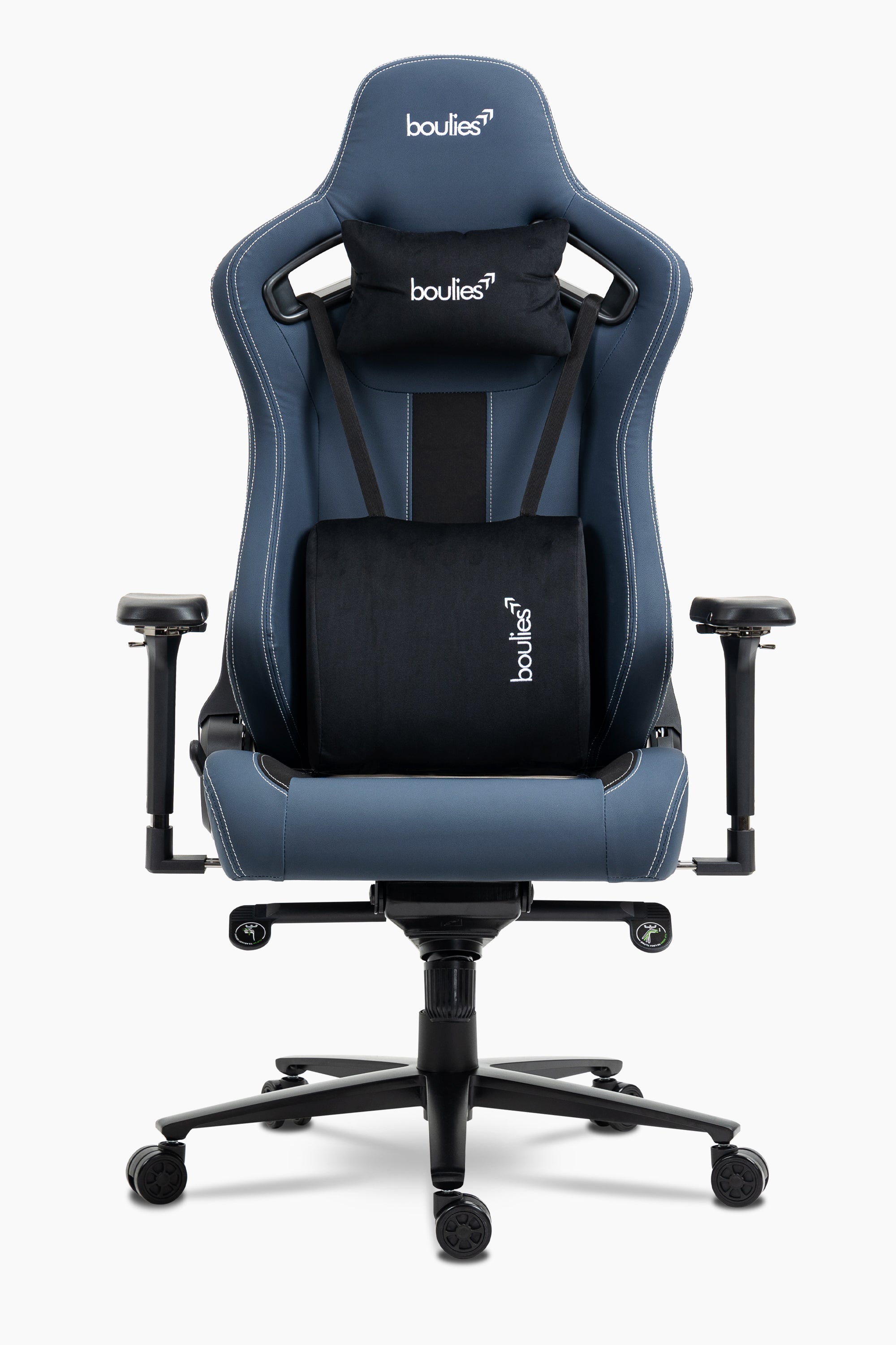 Boulies Elite Ergonomic Gaming Chair: Adjustable PU Leather & Fabric Options