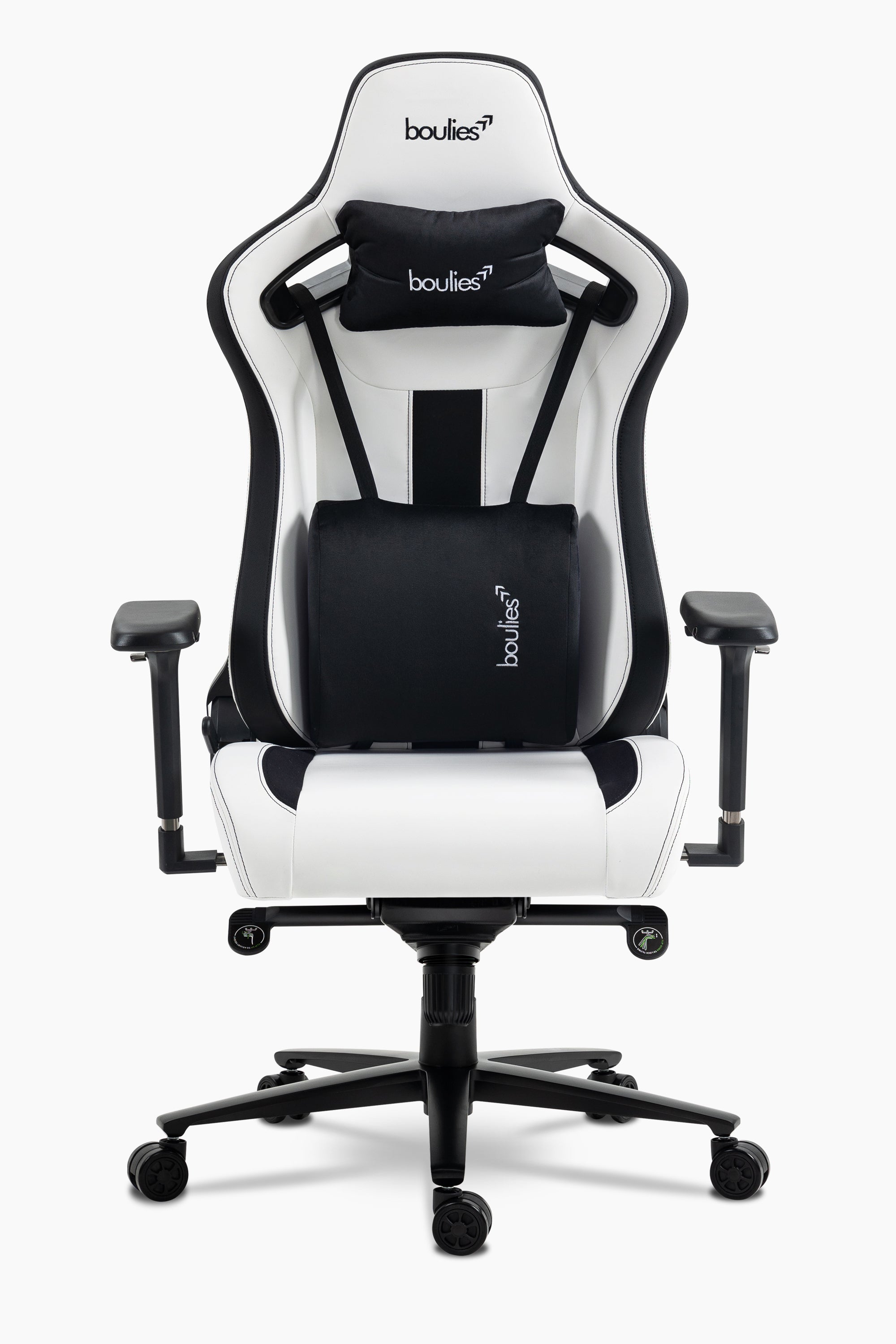 Boulies Elite Ergonomic Gaming Chair: Adjustable PU Leather & Fabric Options