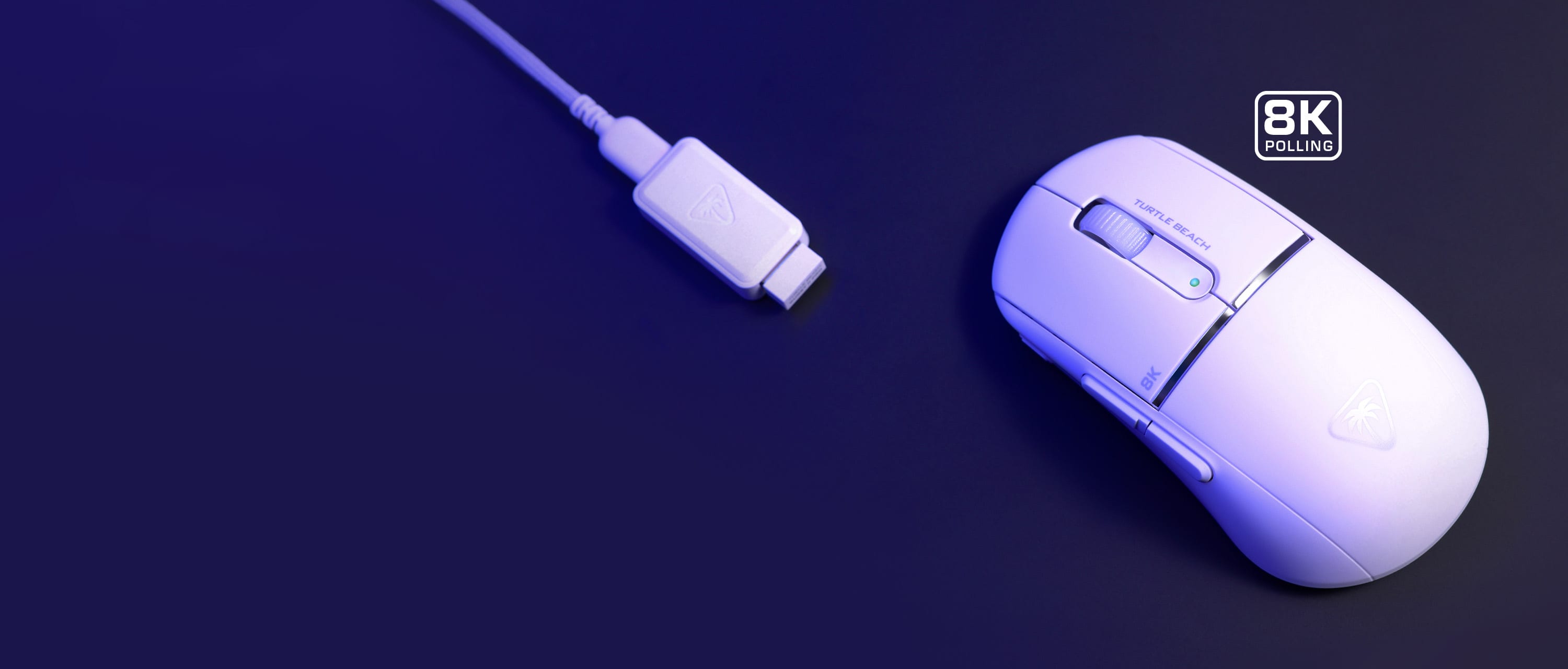 Turtle Beach Burst II Pro 8K Wireless Esports Gaming Mouse, Ultra-Lightweight White