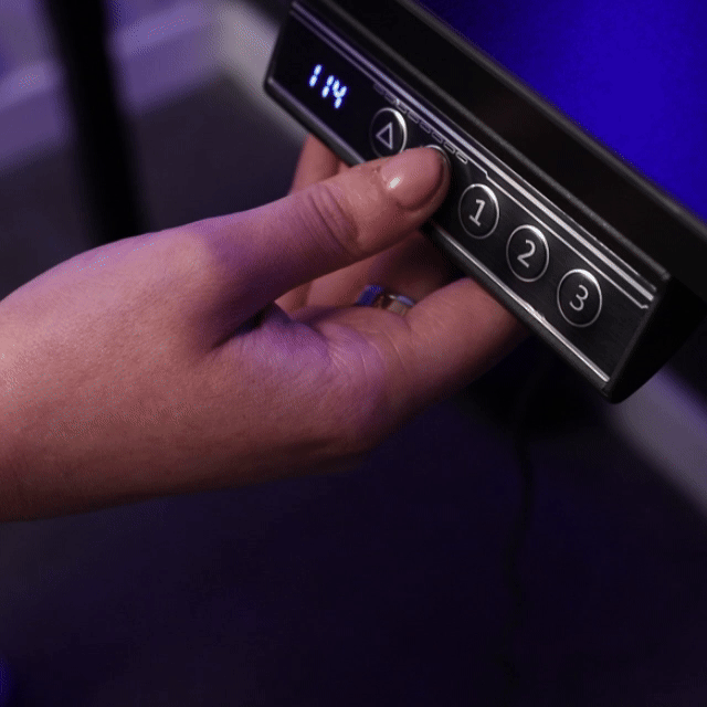 Ascend 120cm Electric Height Adjustable Gaming Desk - Black Ergonomic Sit-Stand