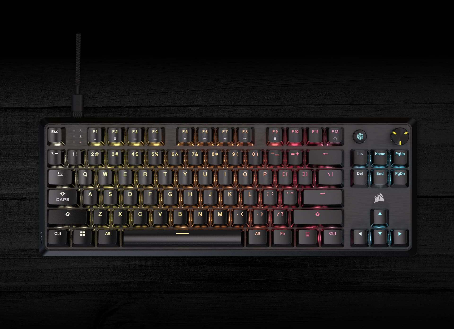 Corsair K70 CORE TKL RGB Mechanical Gaming Keyboard UK Layout