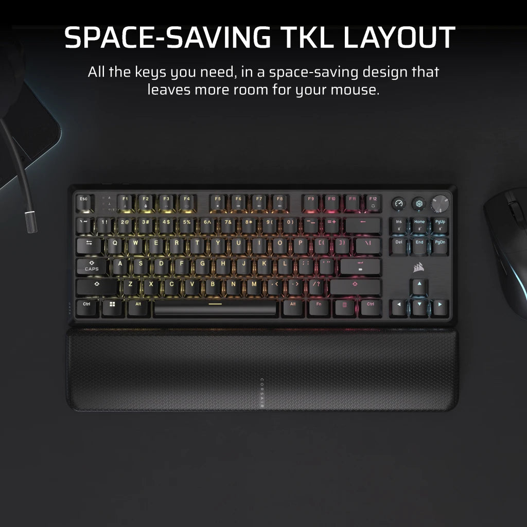 Corsair K70 CORE TKL Wireless RGB Mechanical Gaming Keyboard UK Layout