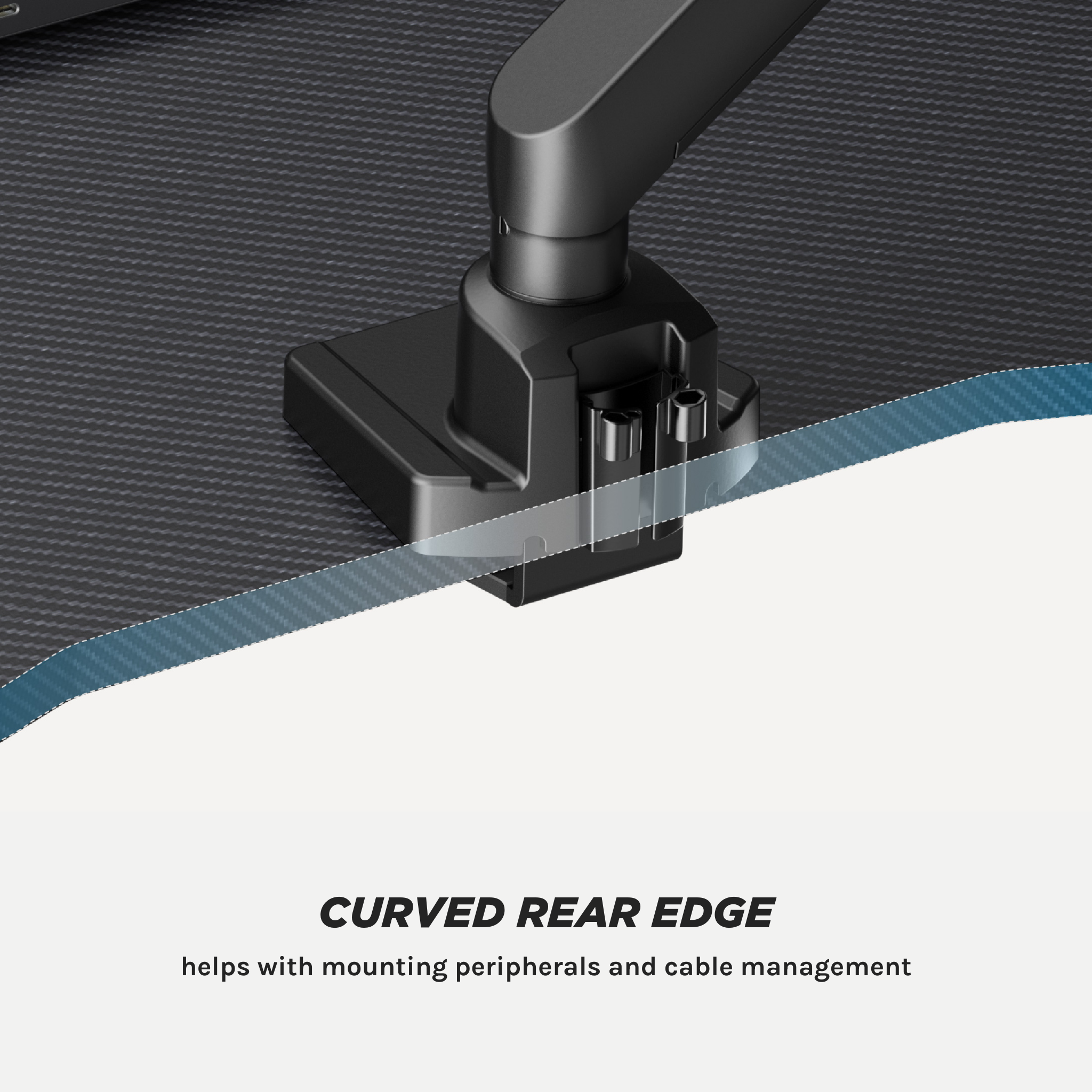 Outshine Gaming Colossus Mini Heavy Duty RGB Gaming Desk 112cm Wide