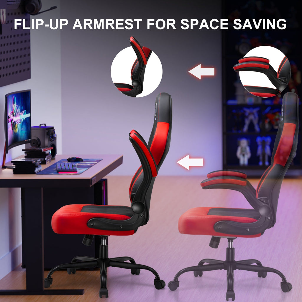 Premium Ergonomic Racing Gaming Chair with Adjustable Lumbar Support & Recline