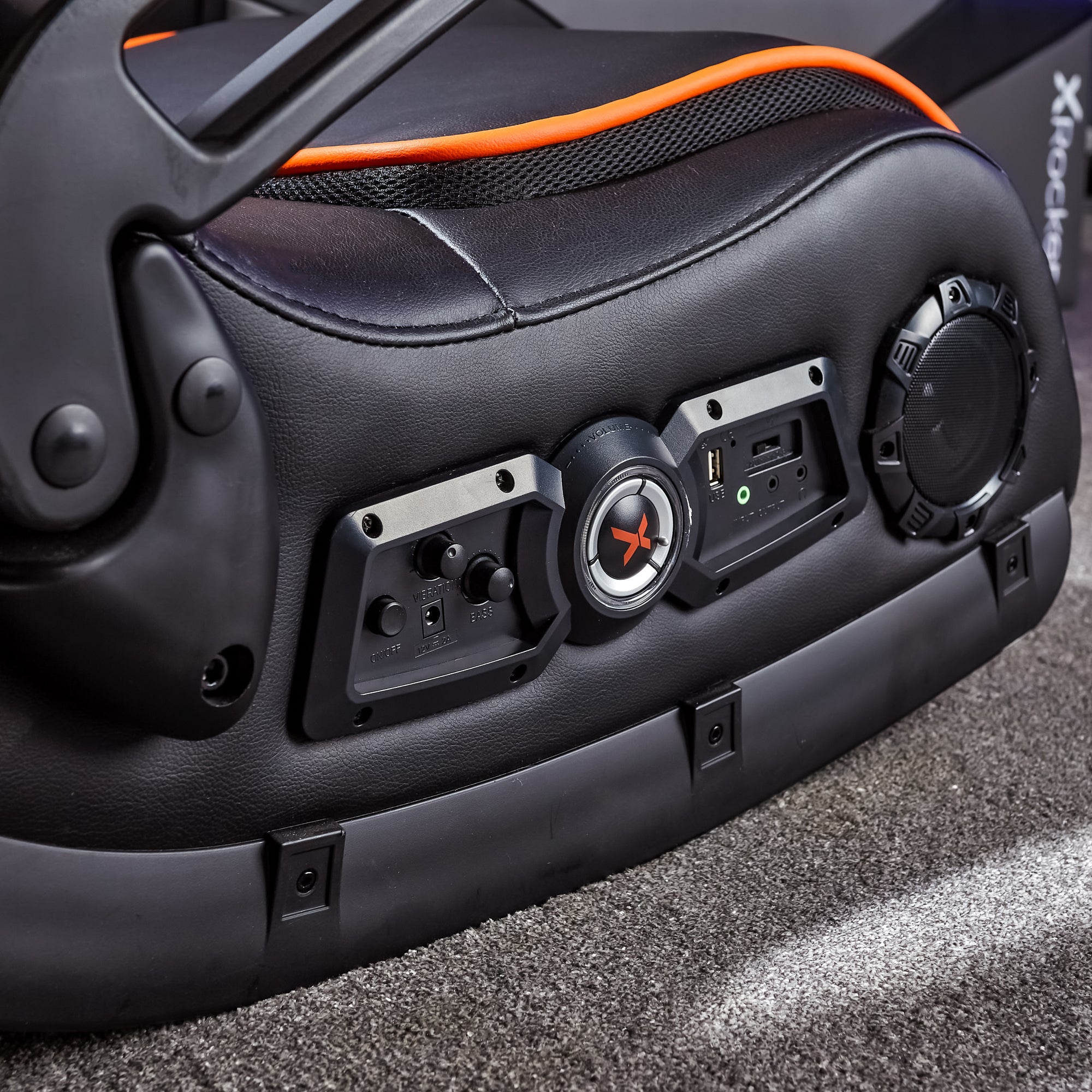 X Rocker Sentinel 4.1 Audio Floor Rocker Gaming Chair - Immersive Sound Vibration