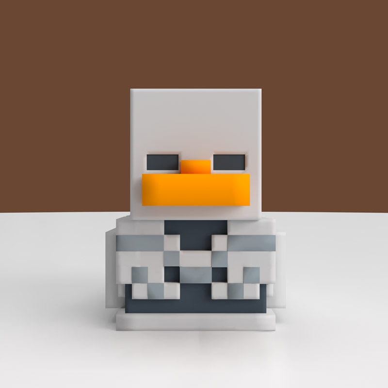 Official Minecraft Skeleton Mini TUBBZ Cosplaying Duck Collectible Figure
