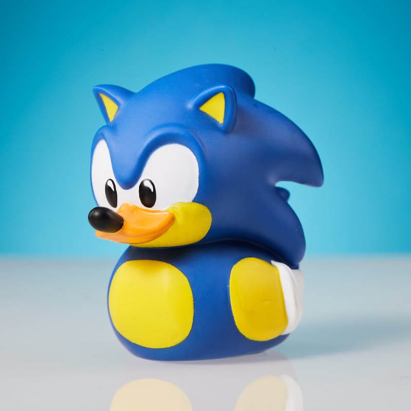 Official Sonic the Hedgehog Mini TUBBZ Collectible Duck Figure - Detailed Gaming Icon