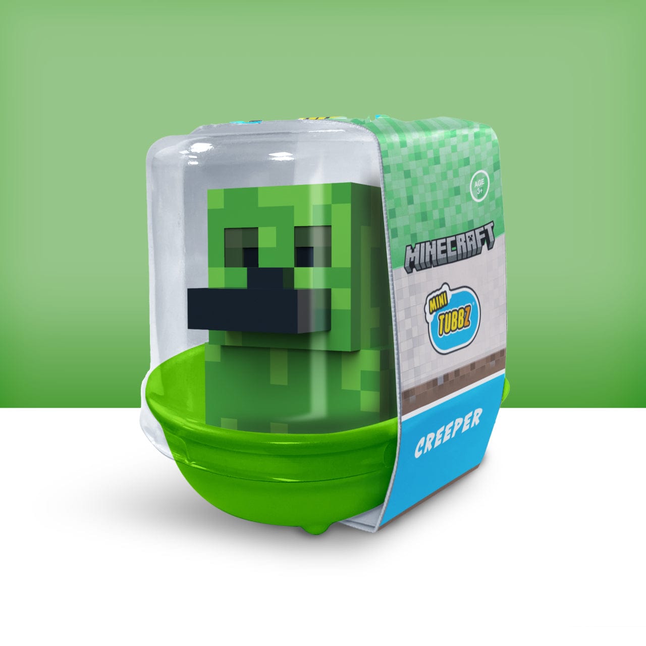 Official Minecraft Creeper Mini TUBBZ Cosplaying Rubber Duck Collectable Figure