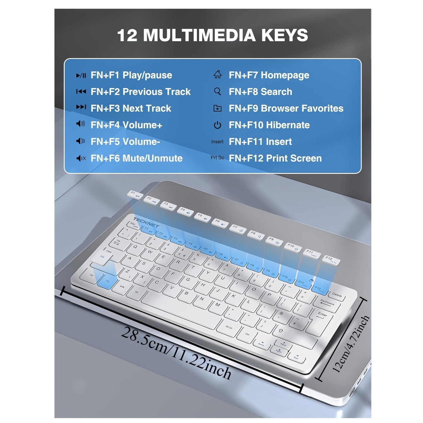 Wireless Mini Keyboard/Mouse Bundle
