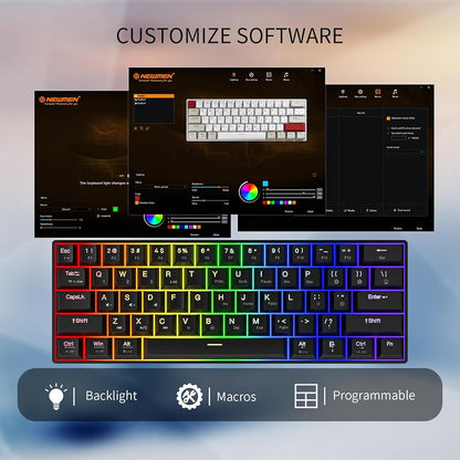 GM610 Wireless 60% Mechanical Keyboard