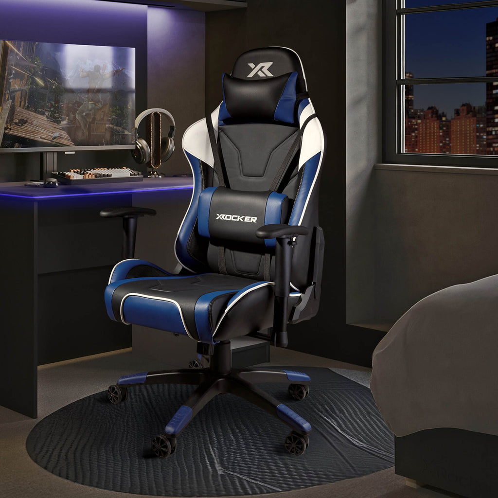 X Rocker Agility eSport Ergonomic Gaming Chair - 3D Armrests, Reclining, Lumbar Support