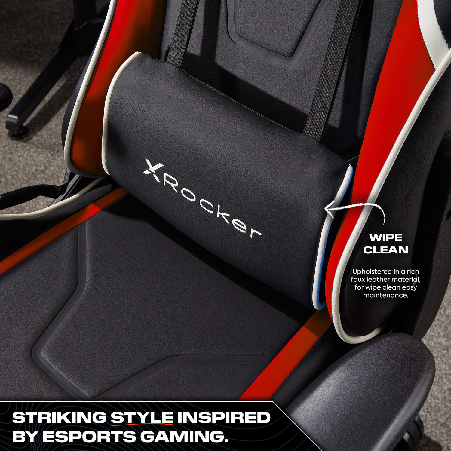 X Rocker Agility Compact Ergonomic Junior Gaming Chair with 3D Armrests