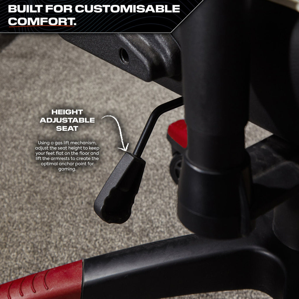 X Rocker Agility Compact Ergonomic Junior Gaming Chair with 3D Armrests