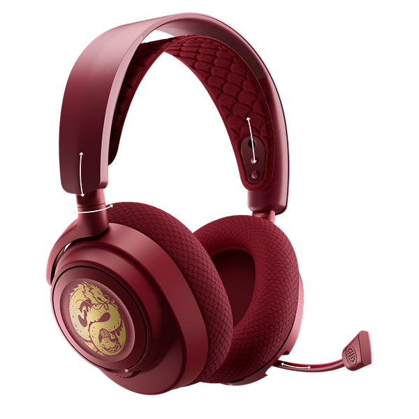 SteelSeries Arctis Nova 7 Dragon Edition Multi-Platform Wireless PC Gaming Headset