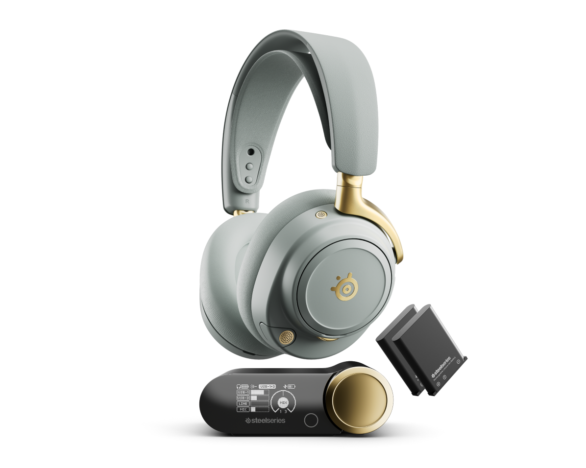 SteelSeries Arctis Nova Elite Wireless Gaming Headset, Hi-Res Audio, ANC