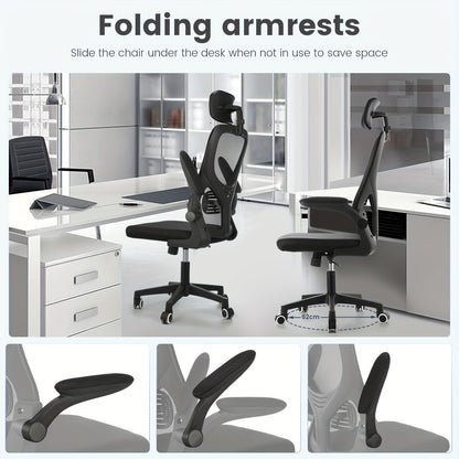 OYAJIA S-Shaped Mesh Office Chair
