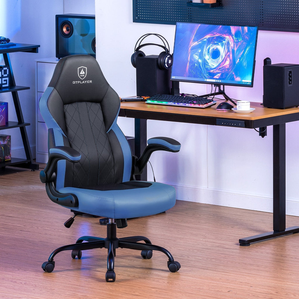 Premium Ergonomic Racing Gaming Chair with Adjustable Lumbar Support & Recline