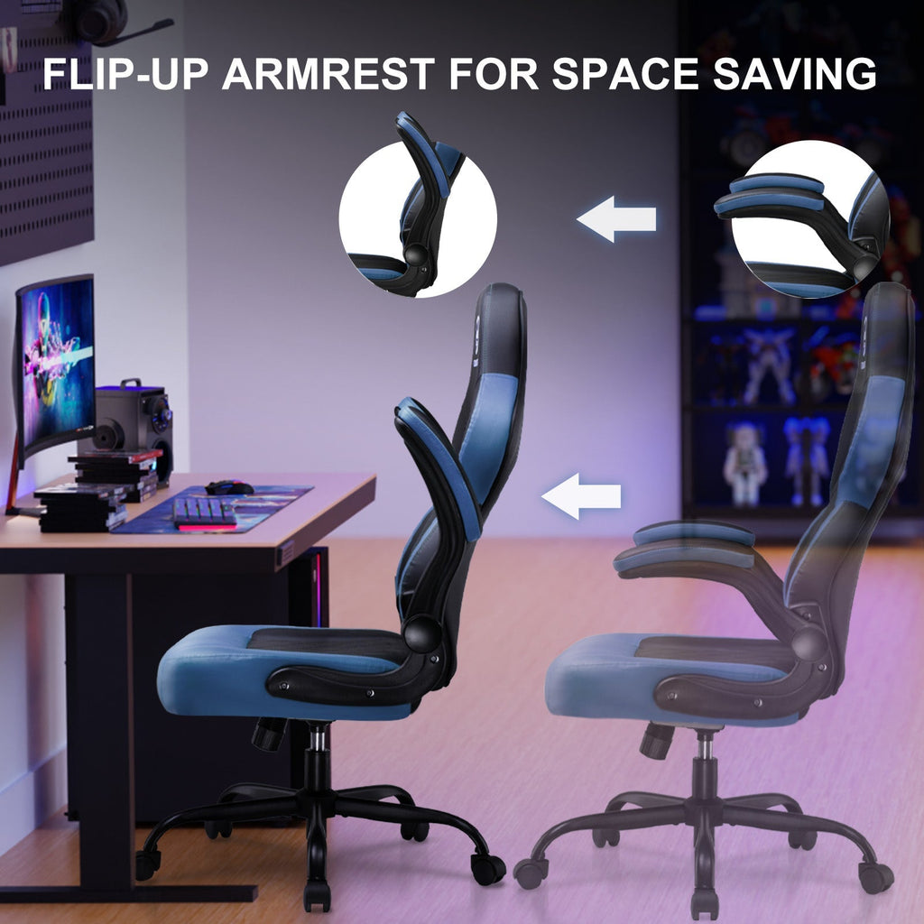 Premium Ergonomic Racing Gaming Chair with Adjustable Lumbar Support & Recline