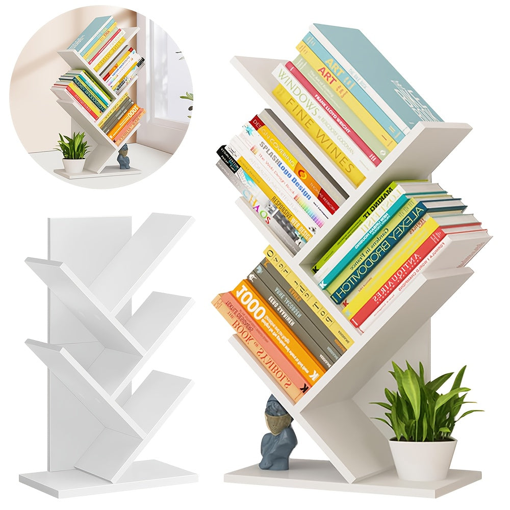 5-layer Tree-shaped Desktop Bookshelf