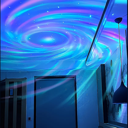 Aurora/Vortex LED Night Light with 14 Lightning Effects