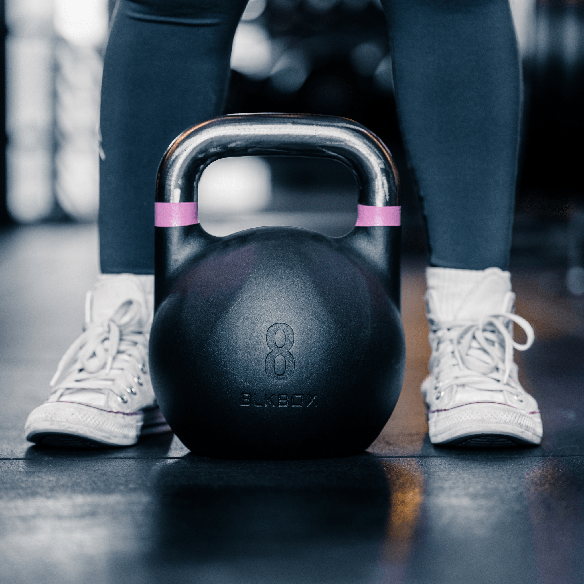 BLK BOX Steel Competition Kettlebells: Uniform Dimensions, 33mm Handle for Elite Training