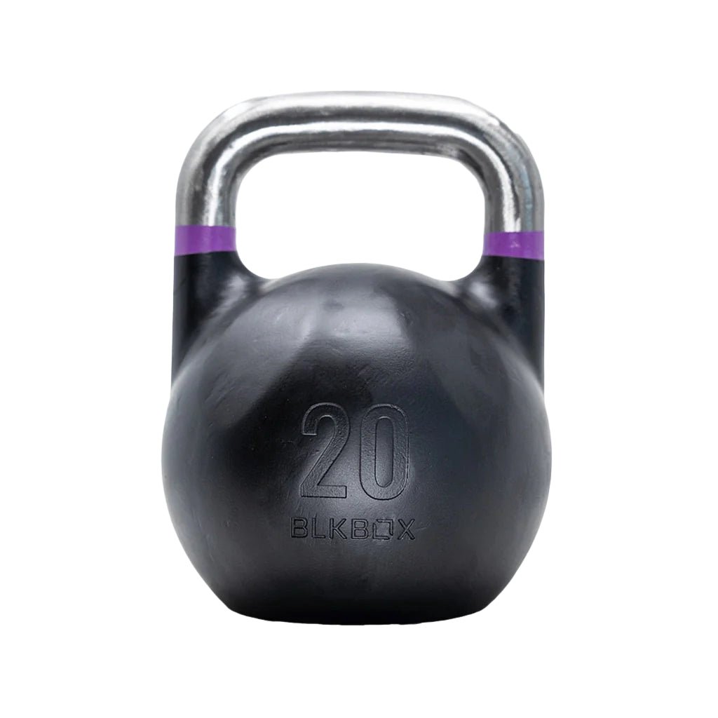 BLK BOX Steel Competition Kettlebells: Uniform Dimensions, 33mm Handle for Elite Training