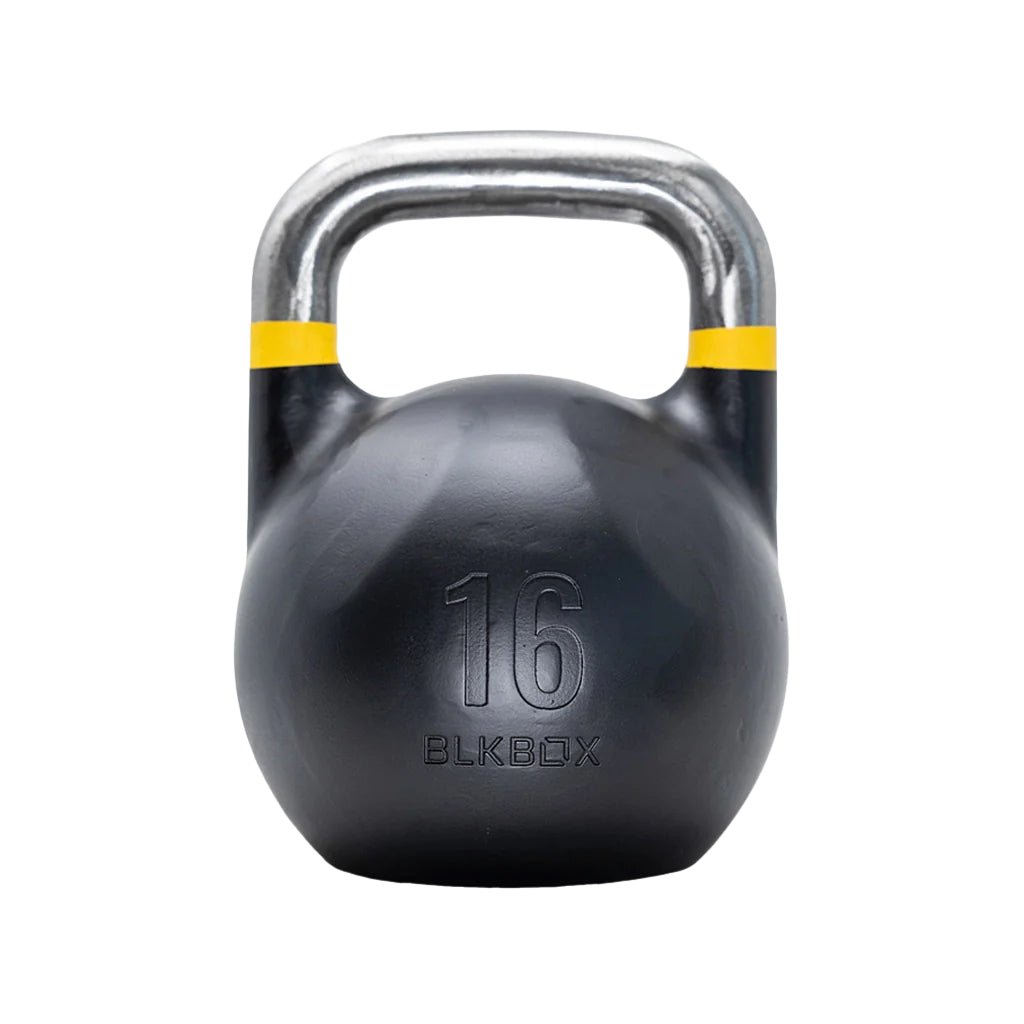 BLK BOX Steel Competition Kettlebells: Uniform Dimensions, 33mm Handle for Elite Training