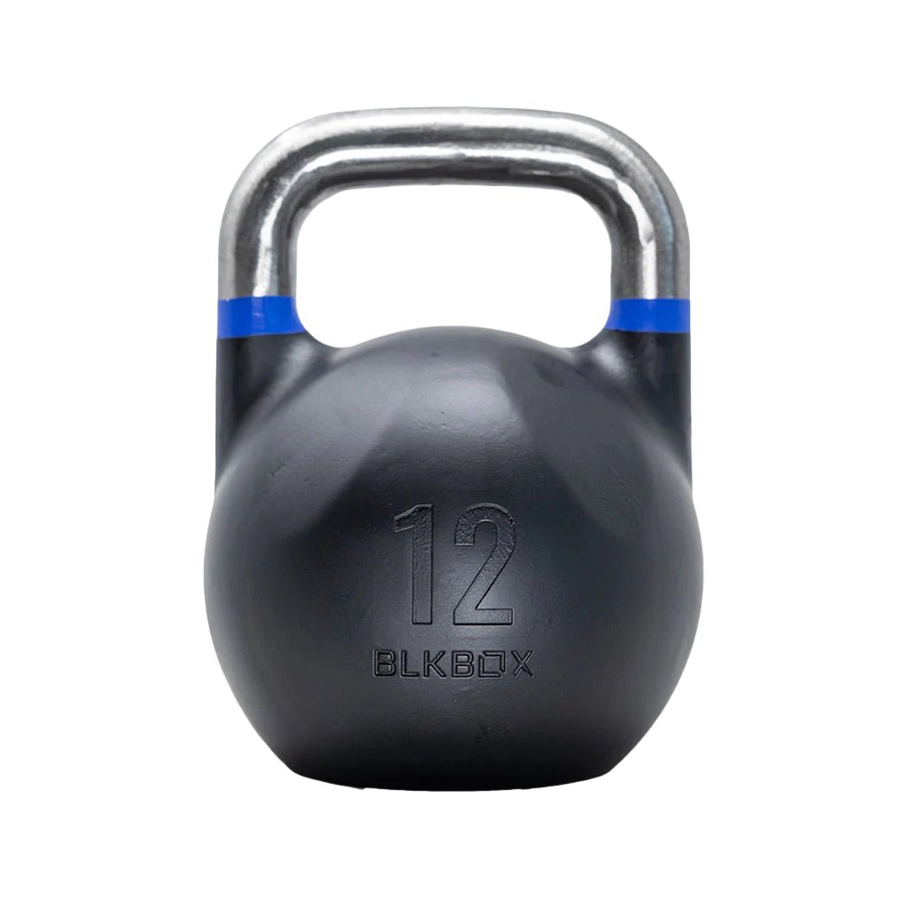 BLK BOX Steel Competition Kettlebells: Uniform Dimensions, 33mm Handle for Elite Training