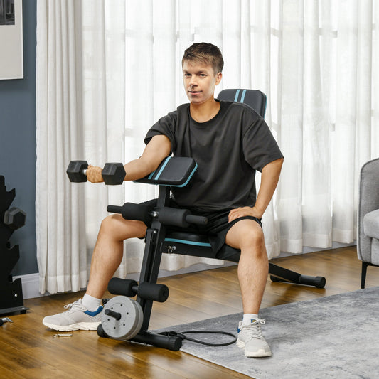 NovaFlex Foldable Adjustable Weight Bench Incline Decline Ab Bench