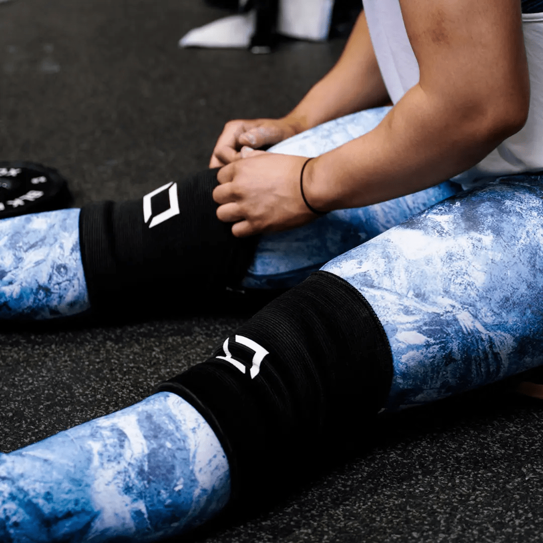 BLK BOX Double Ply Knee Sleeves for Enhanced Lifting Support & Warmth