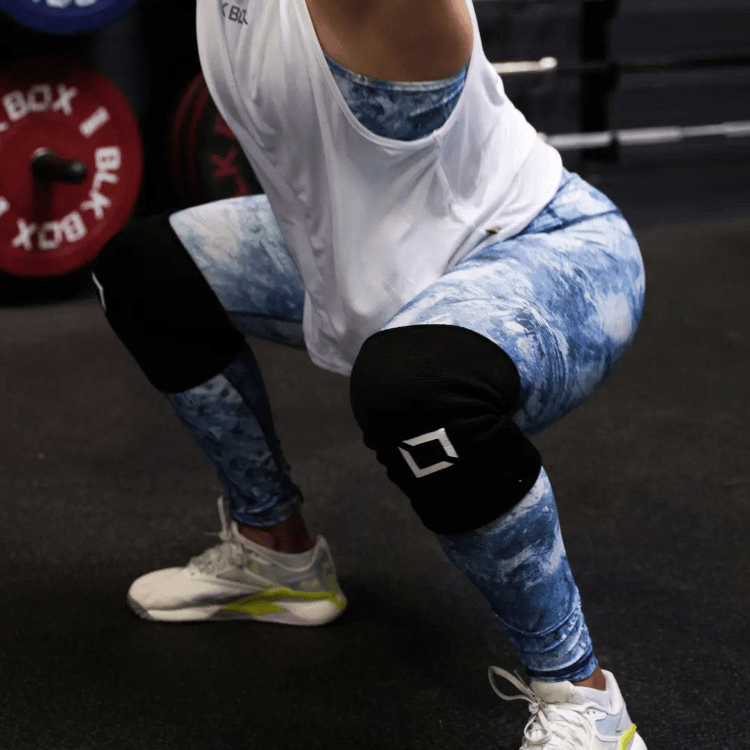 BLK BOX Double Ply Knee Sleeves for Enhanced Lifting Support & Warmth