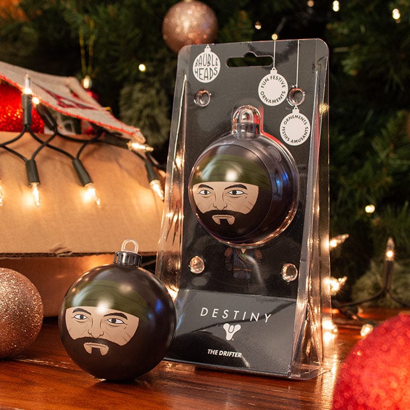 Official Destiny The Drifter Bauble Head Christmas Decoration Ornament Gaming Collectible