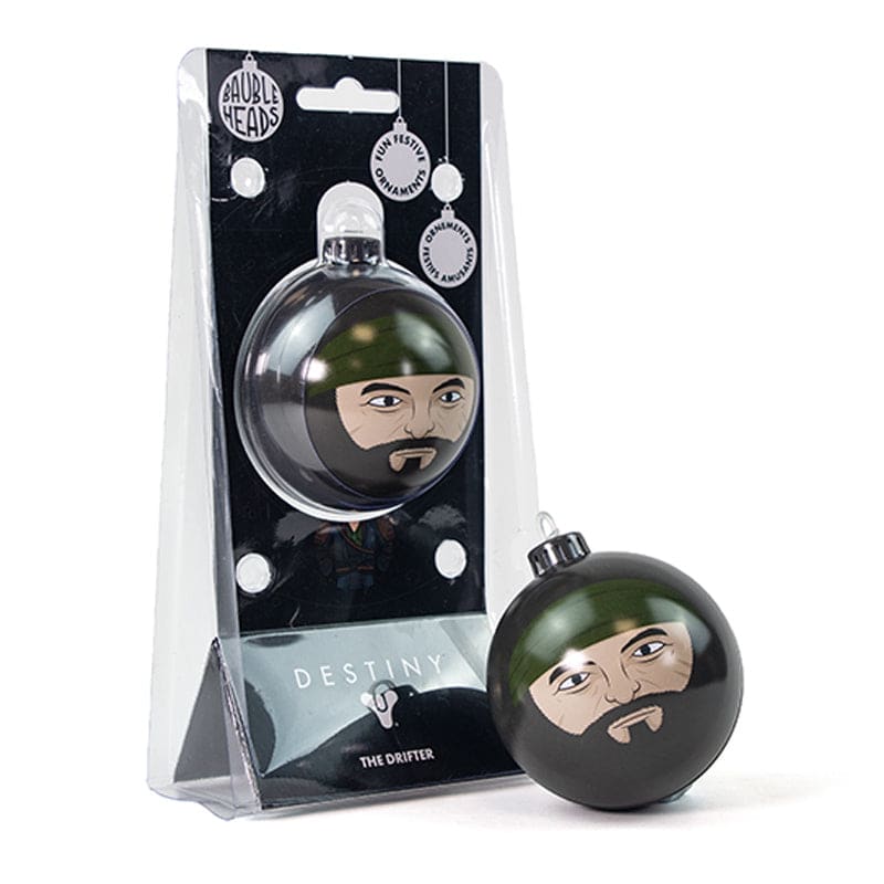 Official Destiny The Drifter Bauble Head Christmas Decoration Ornament Gaming Collectible