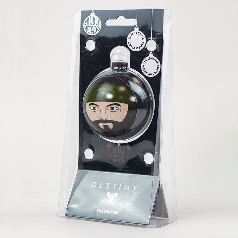 Official Destiny The Drifter Bauble Head Christmas Decoration Ornament Gaming Collectible