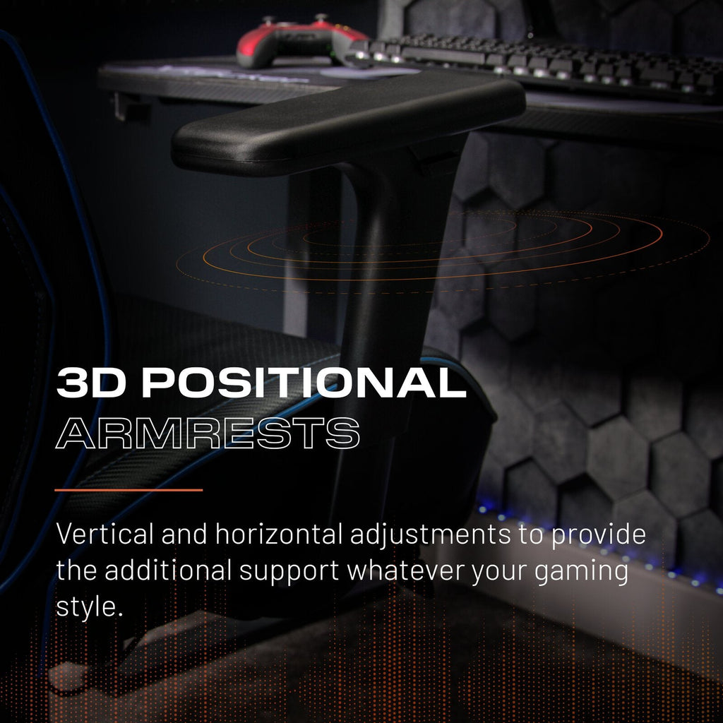 X Rocker Drogon Ergonomic PC Gaming Office Chair with 3D Adjustable Armrests