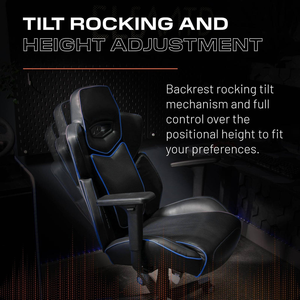 X Rocker Drogon Ergonomic PC Gaming Office Chair with 3D Adjustable Armrests