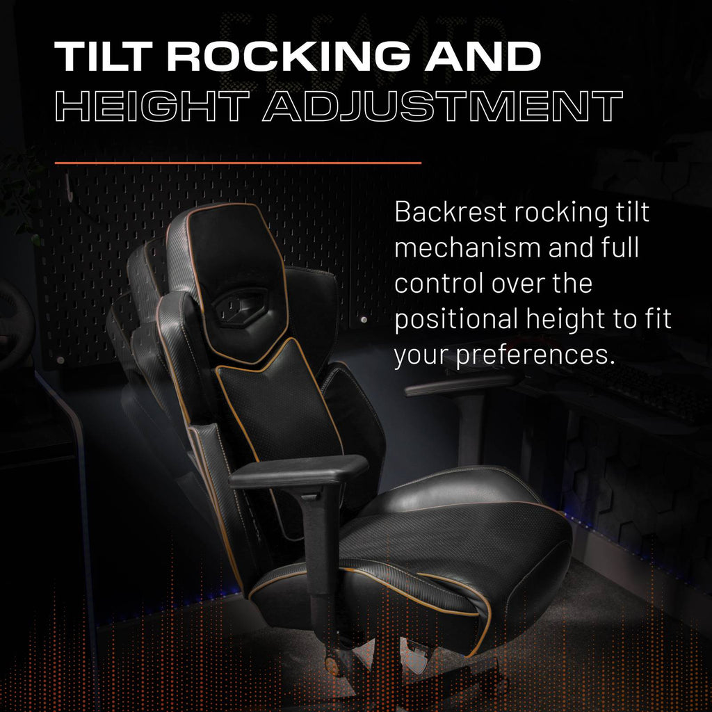 X Rocker Drogon Ergonomic PC Gaming Office Chair with 3D Adjustable Armrests