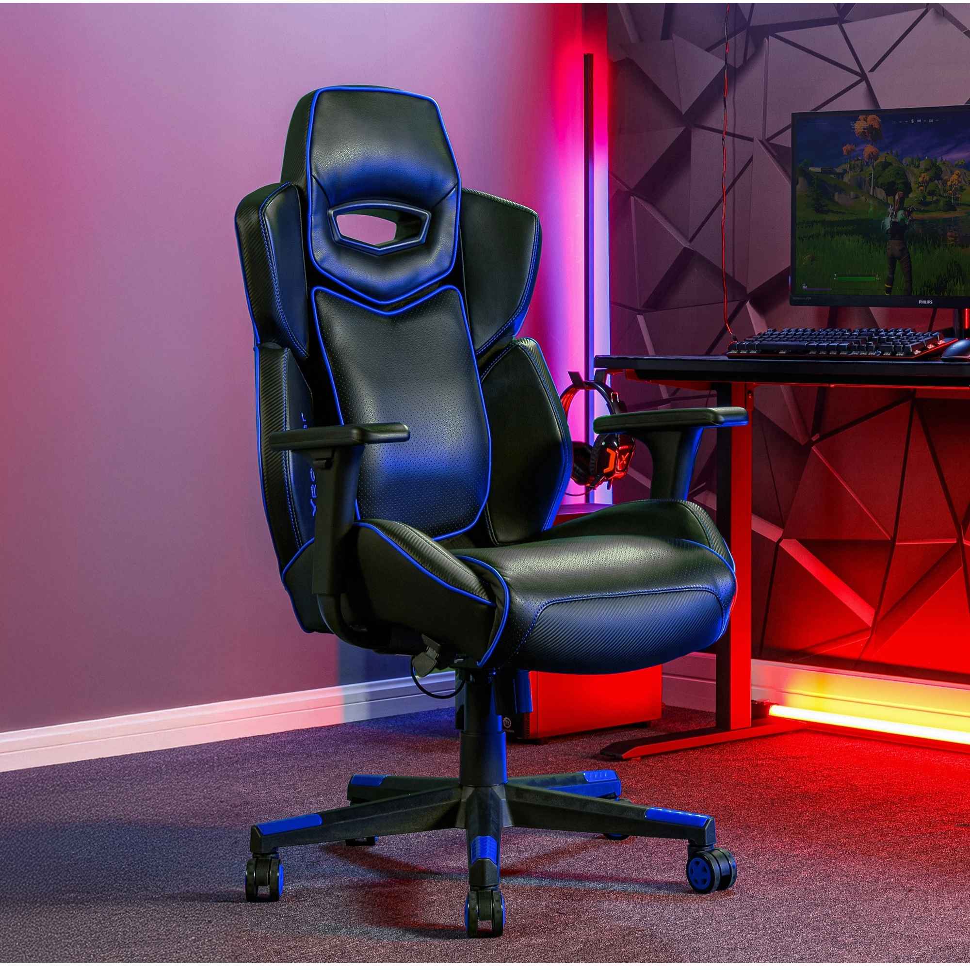 X Rocker Drogon Ergonomic PC Gaming Office Chair with 3D Adjustable Armrests